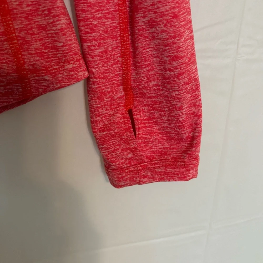 New Nike Dri-Fit Red Long Sleeve Fitted 1/4 Zipper
